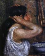 kvinna som kammar sig, Pierre Auguste Renoir